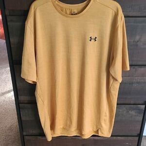 Under Armour Men's Mustard Short Sleeve Tee